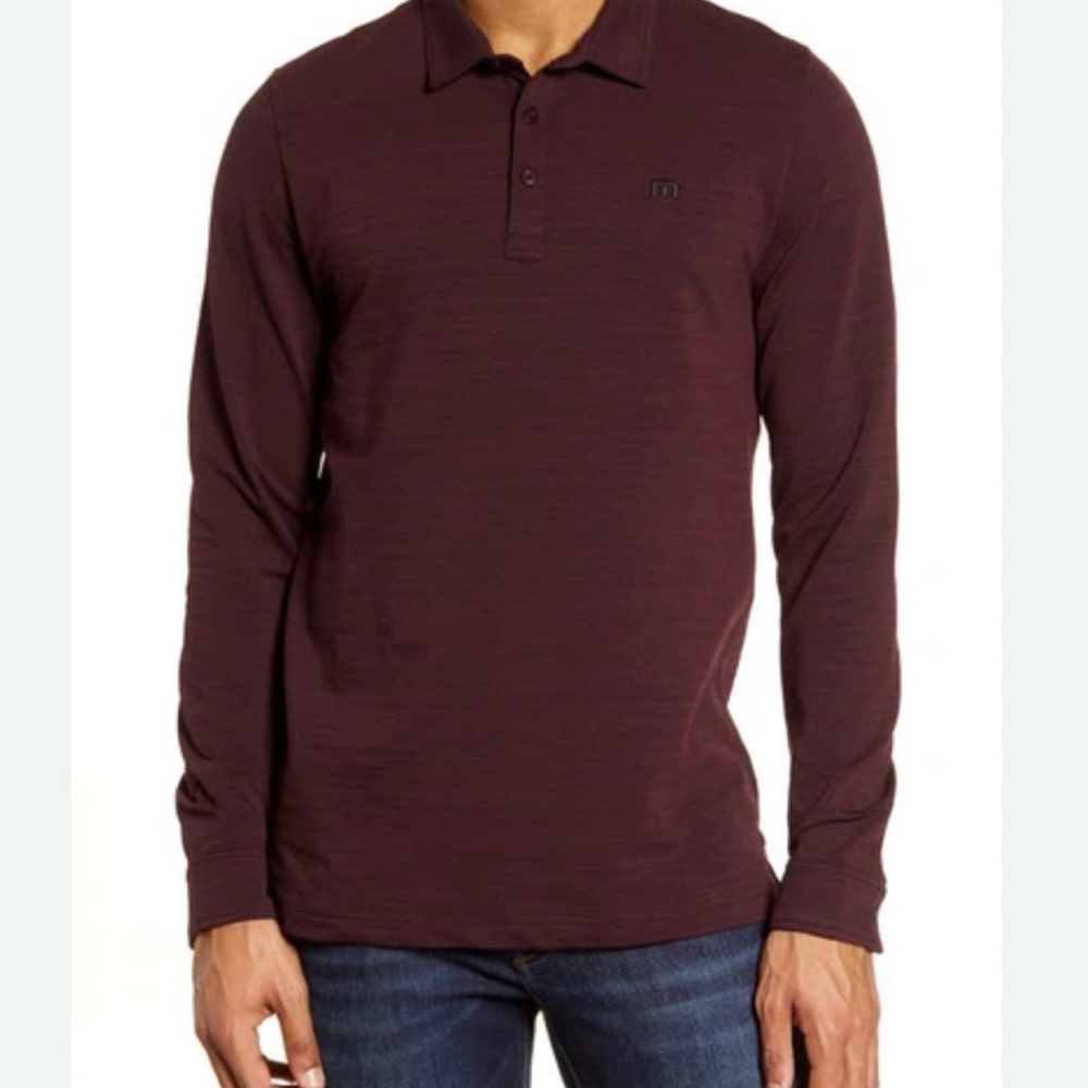 Men's Burgundy Polo Shirt
